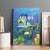 Aruba Sea Turtle Canvas Wall Art Underwater Landscape - Wonder Print Shop