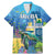 Aruba Sea Turtle Family Matching Mermaid Dress and Hawaiian Shirt Underwater Landscape - Wonder Print Shop
