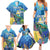 Aruba Sea Turtle Family Matching Summer Maxi Dress and Hawaiian Shirt Underwater Landscape - Wonder Print Shop