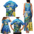 Aruba Sea Turtle Family Matching Tank Maxi Dress and Hawaiian Shirt Underwater Landscape - Wonder Print Shop