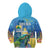 Aruba Sea Turtle Kid Hoodie Underwater Landscape - Wonder Print Shop