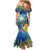 Aruba Sea Turtle Mermaid Dress Underwater Landscape - Wonder Print Shop