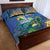 Aruba Sea Turtle Quilt Bed Set Underwater Landscape - Wonder Print Shop