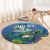 Aruba Sea Turtle Round Carpet Underwater Landscape