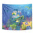 Aruba Sea Turtle Tapestry Underwater Landscape - Wonder Print Shop