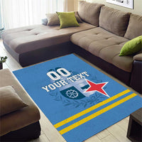 Custom Aruba Coat Of Arms Area Rug With Flag Style - Wonder Print Shop