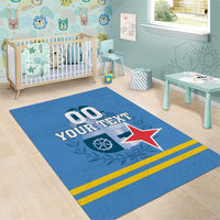Custom Aruba Coat Of Arms Area Rug With Flag Style - Wonder Print Shop