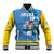 Custom Aruba Coat Of Arms Baseball Jacket With Flag Style - Wonder Print Shop