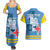 Custom Aruba Coat Of Arms Couples Matching Summer Maxi Dress and Hawaiian Shirt With Flag Style - Wonder Print Shop