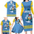 Custom Aruba Coat Of Arms Family Matching Long Sleeve Bodycon Dress and Hawaiian Shirt With Flag Style - Wonder Print Shop