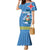 Custom Aruba Coat Of Arms Family Matching Mermaid Dress and Hawaiian Shirt With Flag Style - Wonder Print Shop