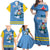Custom Aruba Coat Of Arms Family Matching Off Shoulder Maxi Dress and Hawaiian Shirt With Flag Style - Wonder Print Shop