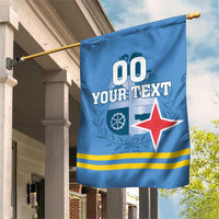 Custom Aruba Coat Of Arms Garden Flag With Flag Style - Wonder Print Shop