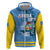 Custom Aruba Coat Of Arms Hoodie With Flag Style - Wonder Print Shop