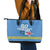 Custom Aruba Coat Of Arms Leather Tote Bag With Flag Style - Wonder Print Shop