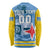 Custom Aruba Coat Of Arms Long Sleeve Shirt With Flag Style - Wonder Print Shop
