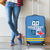 Custom Aruba Coat Of Arms Luggage Cover With Flag Style - Wonder Print Shop
