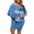 Custom Aruba Coat Of Arms Off Shoulder Short Dress With Flag Style - Wonder Print Shop