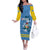 Custom Aruba Coat Of Arms Off The Shoulder Long Sleeve Dress With Flag Style - Wonder Print Shop