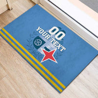 Custom Aruba Coat Of Arms Rubber Doormat With Flag Style - Wonder Print Shop