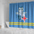 Custom Aruba Coat Of Arms Shower Curtain With Flag Style