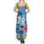 Custom Aruba Coat Of Arms Summer Maxi Dress With Flag Style - Wonder Print Shop