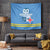 Custom Aruba Coat Of Arms Tapestry With Flag Style - Wonder Print Shop
