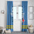 Custom Aruba Coat Of Arms Window Curtain With Flag Style - Wonder Print Shop