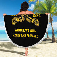 Buffalo Soldier Beach Blanket We Can We Will Ready And Forward - Wonder Print Shop
