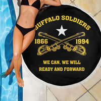 Buffalo Soldier Beach Blanket We Can We Will Ready And Forward - Wonder Print Shop