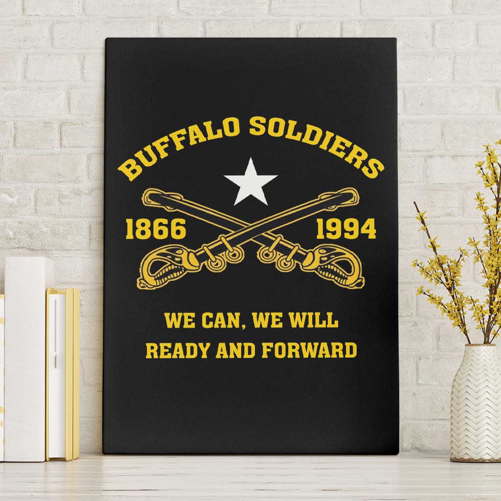 Buffalo Soldier Canvas Wall Art We Can We Will Ready And Forward - Wonder Print Shop