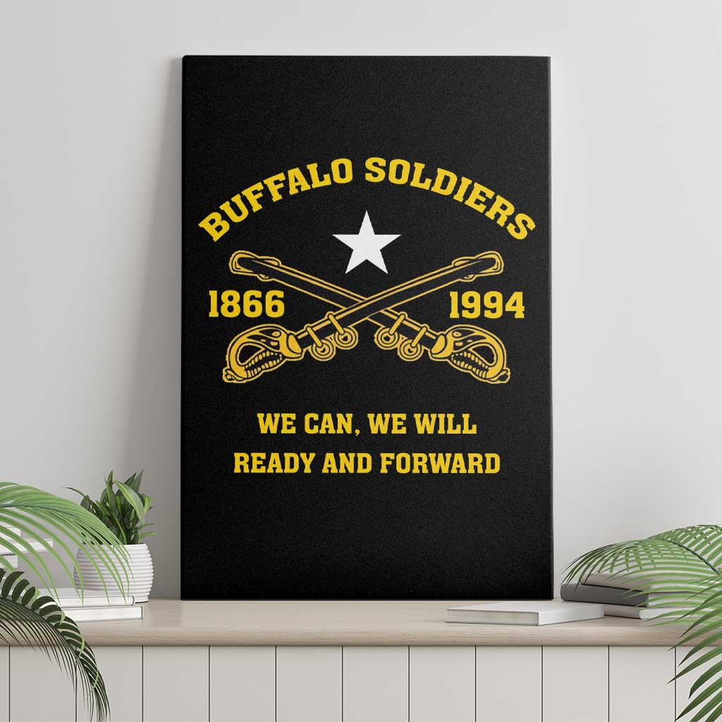 Buffalo Soldier Canvas Wall Art We Can We Will Ready And Forward - Wonder Print Shop