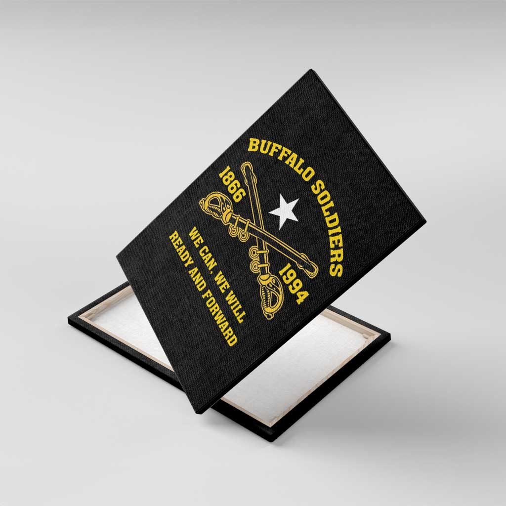 Buffalo Soldier Canvas Wall Art We Can We Will Ready And Forward - Wonder Print Shop