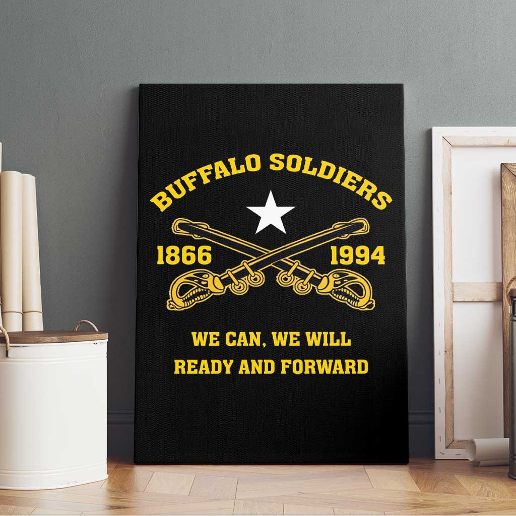 Buffalo Soldier Canvas Wall Art We Can We Will Ready And Forward - Wonder Print Shop