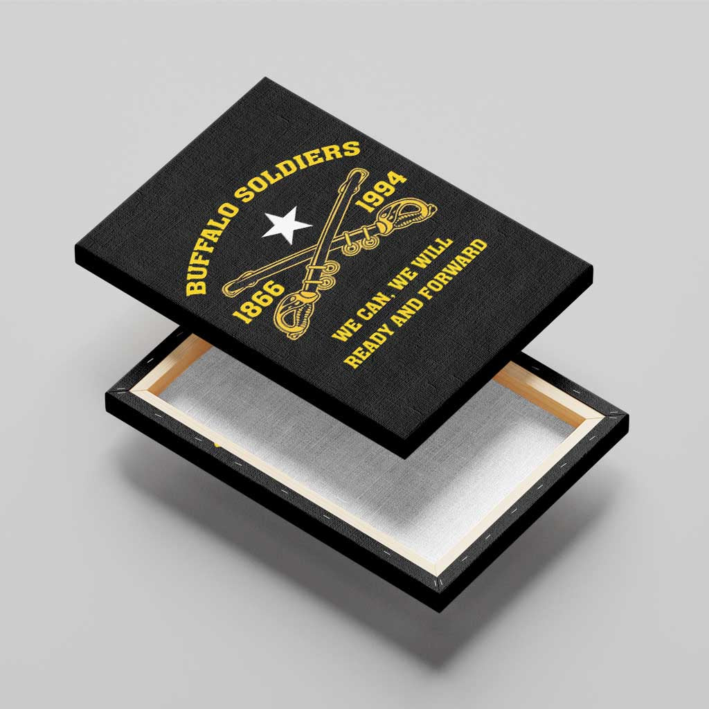 Buffalo Soldier Canvas Wall Art We Can We Will Ready And Forward - Wonder Print Shop