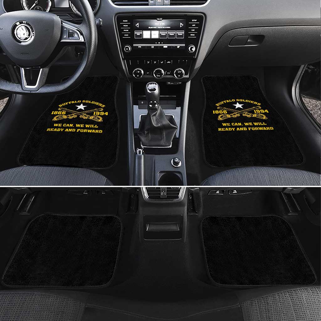 Buffalo Soldier Car Mats We Can We Will Ready And Forward - Wonder Print Shop