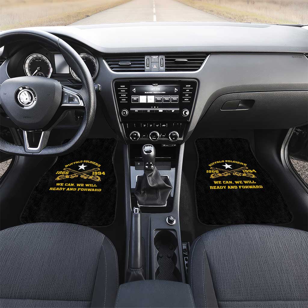 Buffalo Soldier Car Mats We Can We Will Ready And Forward - Wonder Print Shop