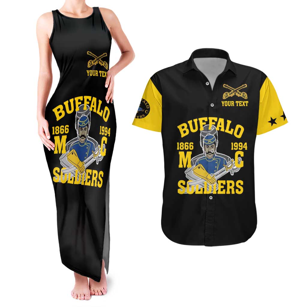 Personalized Buffalo Soldier Couples Matching Tank Maxi Dress and Hawaiian Shirt We Can We Will Ready And Forward - Wonder Print Shop
