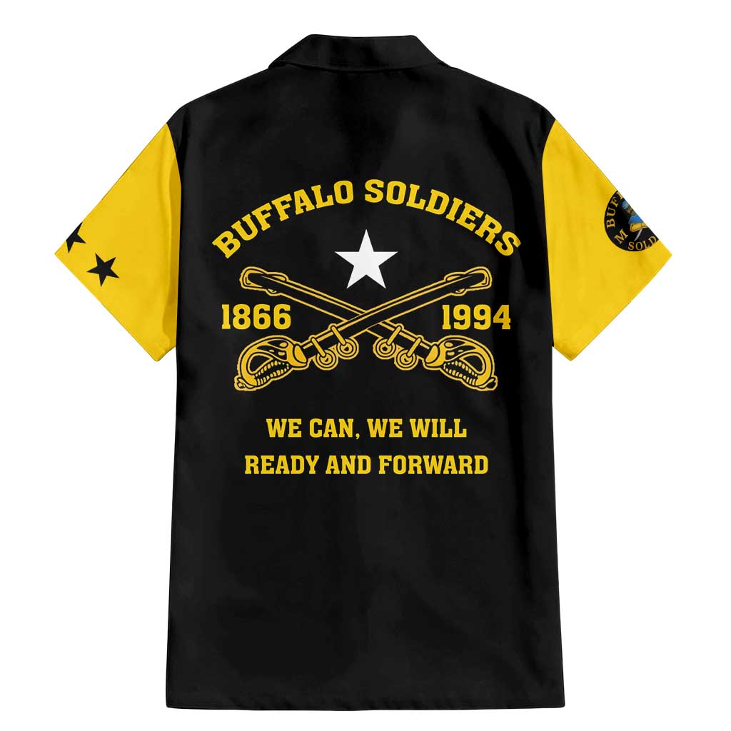 Personalized Buffalo Soldier Family Matching Mermaid Dress and Hawaiian Shirt We Can We Will Ready And Forward - Wonder Print Shop
