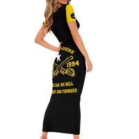 Personalized Buffalo Soldier Family Matching Short Sleeve Bodycon Dress and Hawaiian Shirt We Can We Will Ready And Forward - Wonder Print Shop