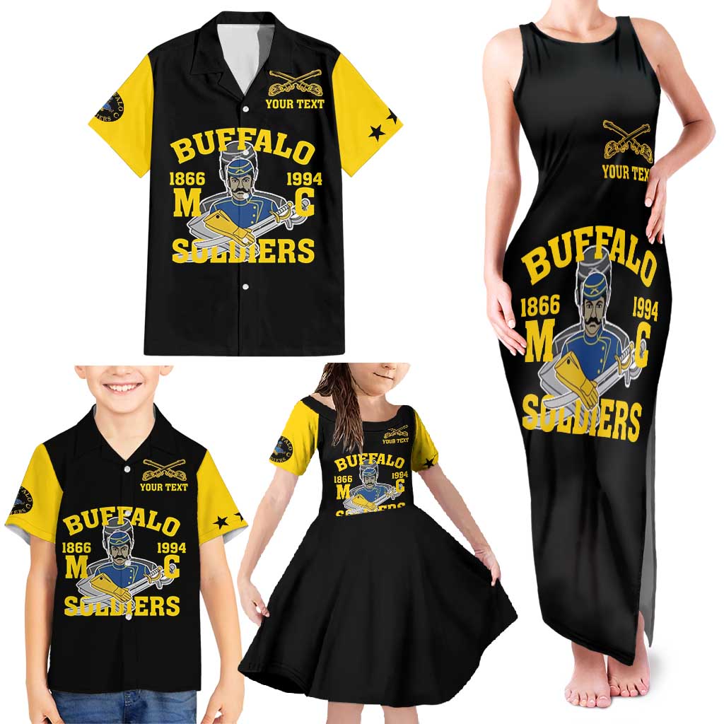 Personalized Buffalo Soldier Family Matching Tank Maxi Dress and Hawaiian Shirt We Can We Will Ready And Forward - Wonder Print Shop