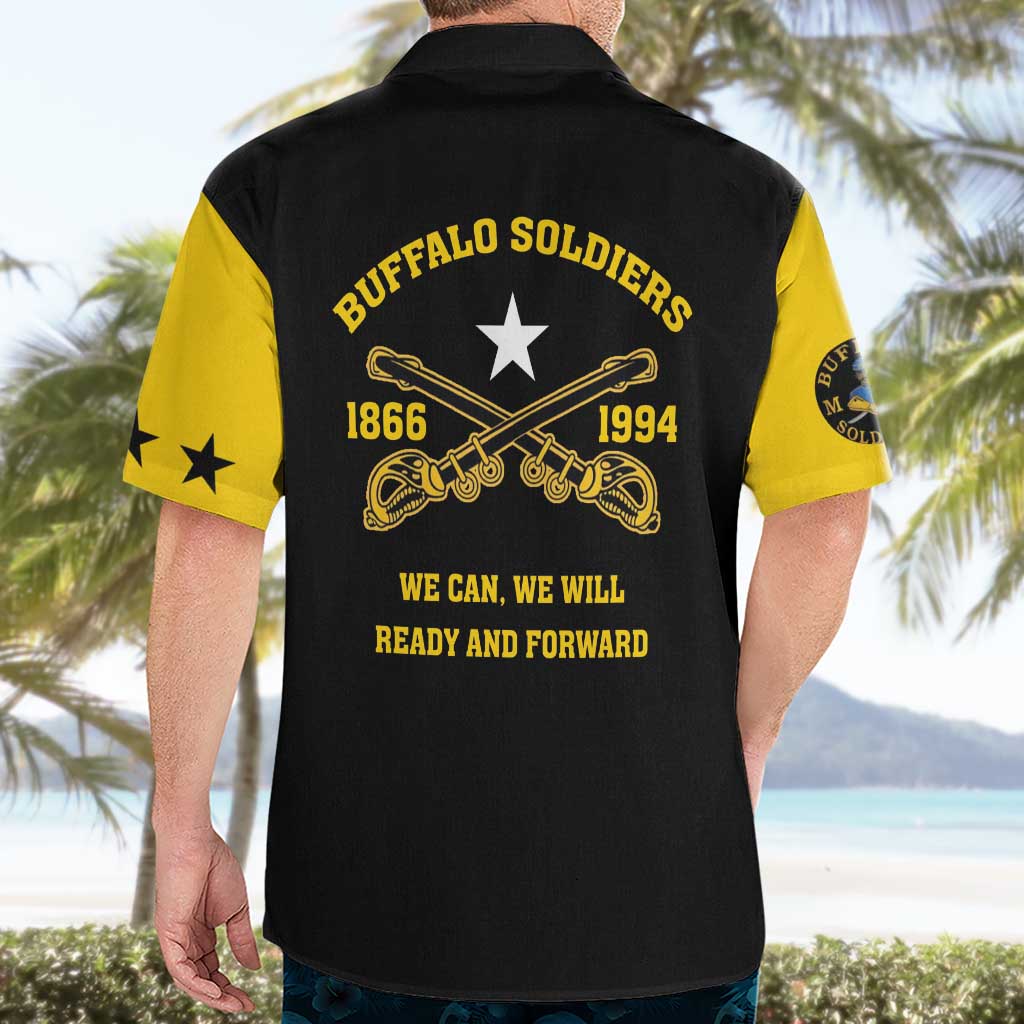 Personalized Buffalo Soldier Hawaiian Shirt We Can We Will Ready And Forward - Wonder Print Shop