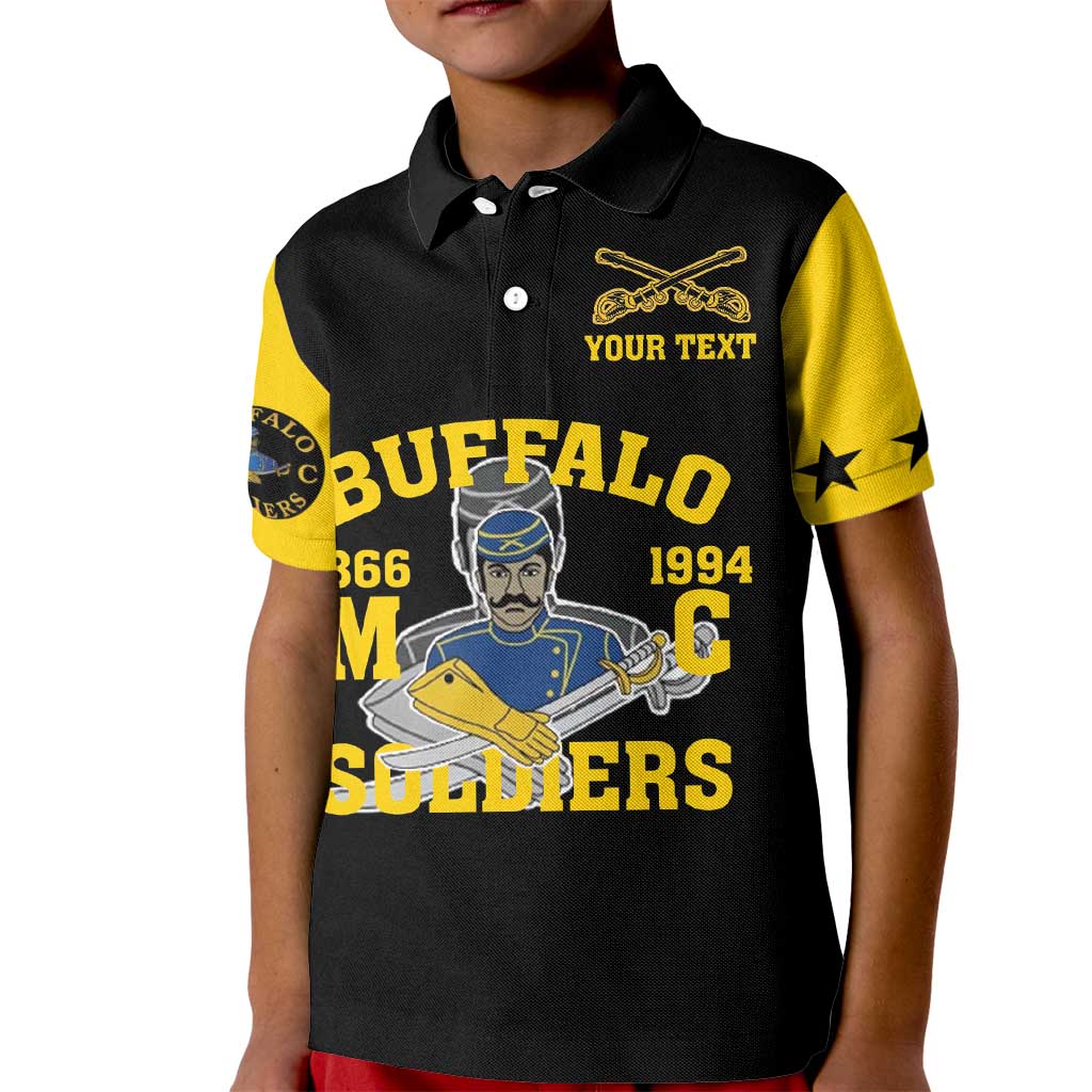 Personalized Buffalo Soldier Kid Polo Shirt We Can We Will Ready And Forward - Wonder Print Shop