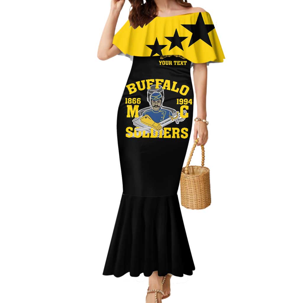 Personalized Buffalo Soldier Mermaid Dress We Can We Will Ready And Forward - Wonder Print Shop