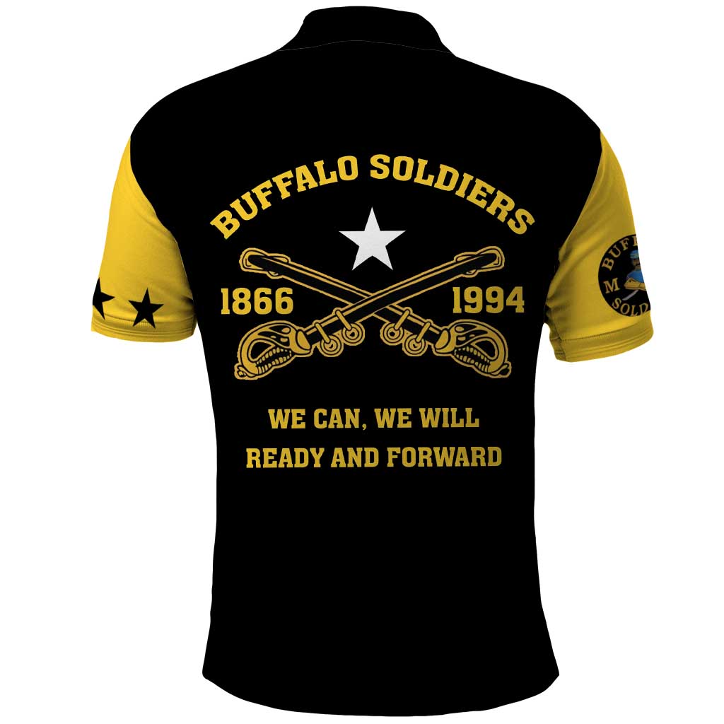 Personalized Buffalo Soldier Polo Shirt We Can We Will Ready And Forward - Wonder Print Shop