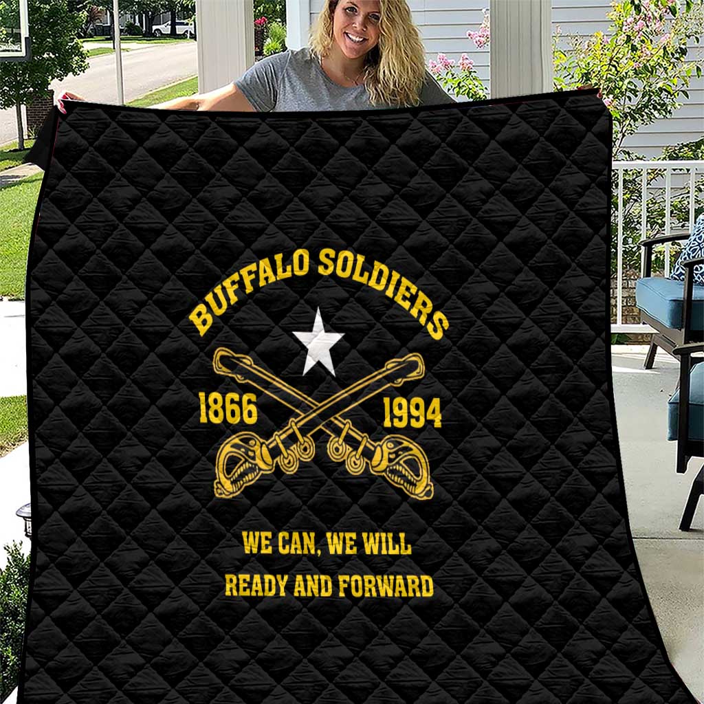 Buffalo Soldier Quilt We Can We Will Ready And Forward - Wonder Print Shop