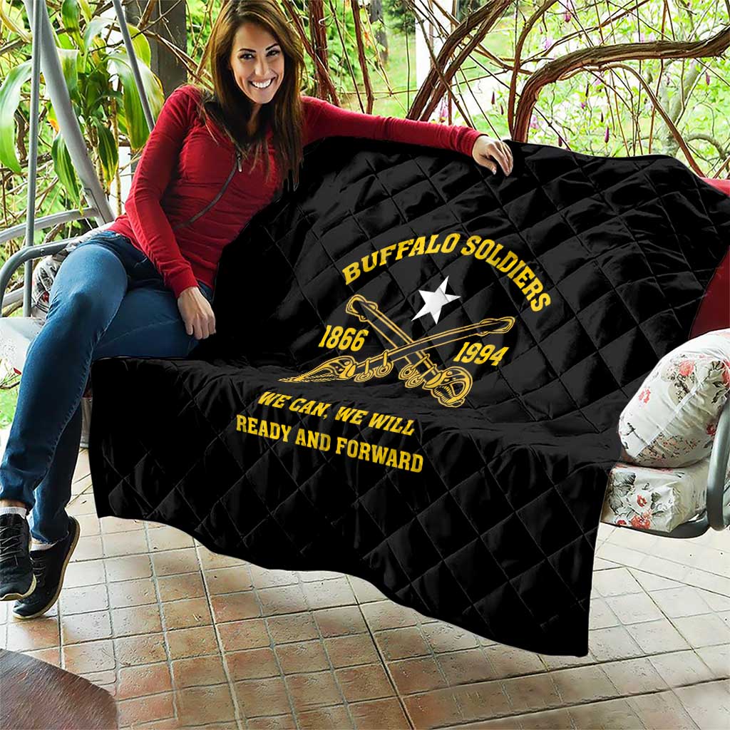 Buffalo Soldier Quilt We Can We Will Ready And Forward - Wonder Print Shop