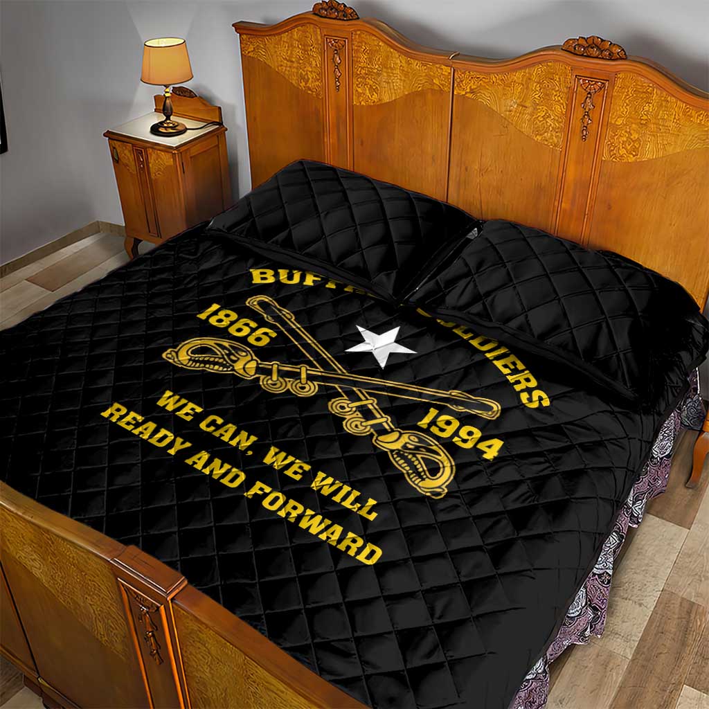 Buffalo Soldier Quilt Bed Set We Can We Will Ready And Forward - Wonder Print Shop