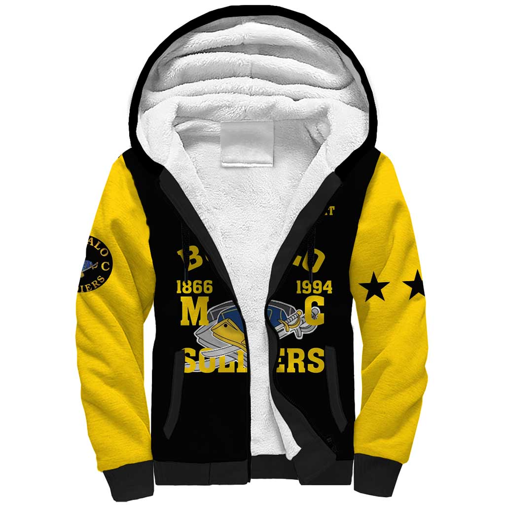 Personalized Buffalo Soldier Sherpa Hoodie We Can We Will Ready And Forward - Wonder Print Shop