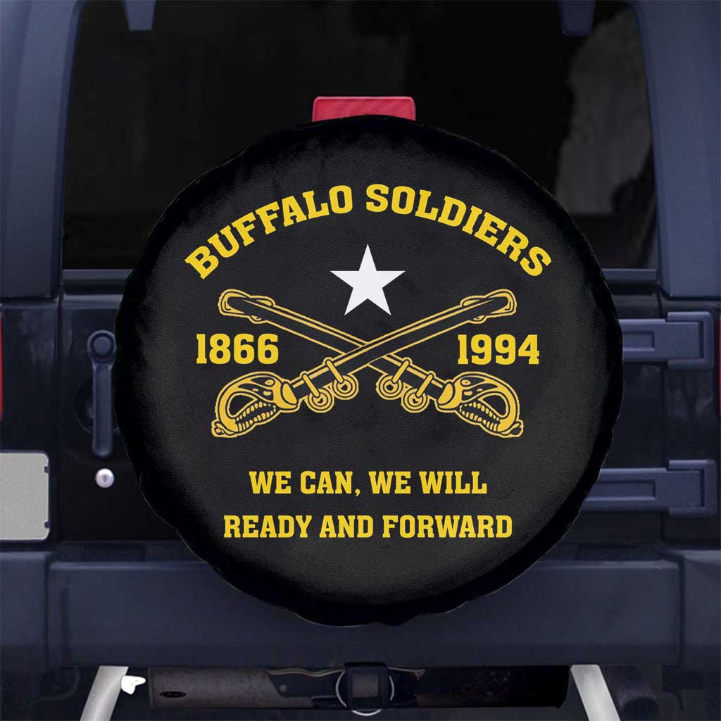 Buffalo Soldier Spare Tire Cover We Can We Will Ready And Forward - Wonder Print Shop